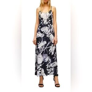NWT. AllSaints Bryony Jackie Floral Maxi Dress in size 8.